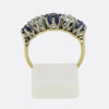 Edwardian Sapphire and Diamond Five-Stone Ring