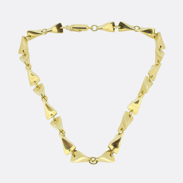 Vintage Georg Jensen Fancy Chain Necklace