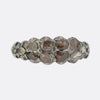 Georgian Rose Cut Diamond Two Row Ring