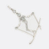 Diamond Skier Pendant