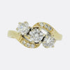 1.08 Carat Diamond Twist Ring