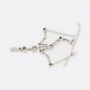 Diamond Skier Pendant