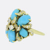 Julius Cohen Turquoise and Diamond Cluster Ring