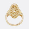 Junnay London Cracked Paint Effect Cocktail Ring