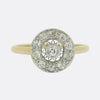Edwardian Old Cut Diamond Cluster Ring