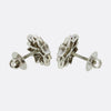 Vintage 1.14 Carat Diamond Cluster Earrings