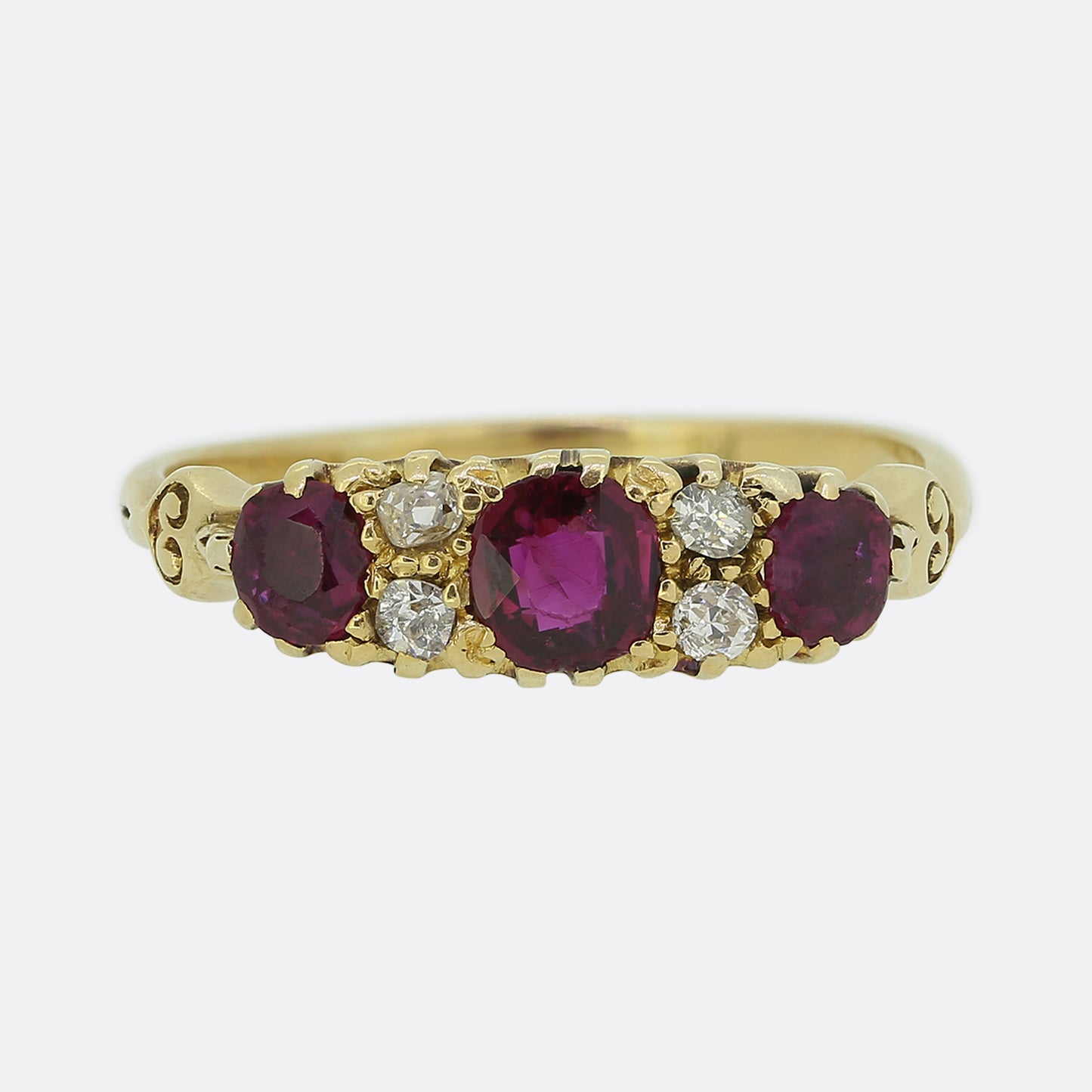 Antique Ruby and Diamond Ring