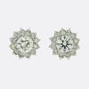 1.00 Carat Diamond Cluster Earrings