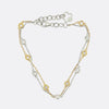 0.33 Carat Diamond Two-Tone Bracelet
