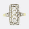 Edwardian 0.25 Carat Diamond Tablet Ring