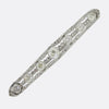 Edwardian Old Cut Diamond Bar Brooch