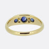 Victorian Sapphire and Diamond Ring