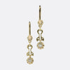 Antique Diamond Drop Earrings