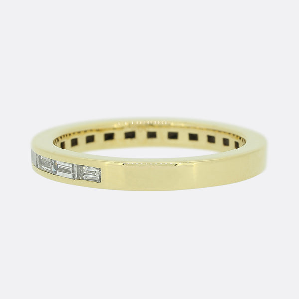0.25 Carat Baguette Cut Diamond Band Ring