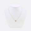 Victorian Rose Cut Diamond Flower Necklace