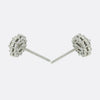 1.00 Carat Diamond Cluster Earrings