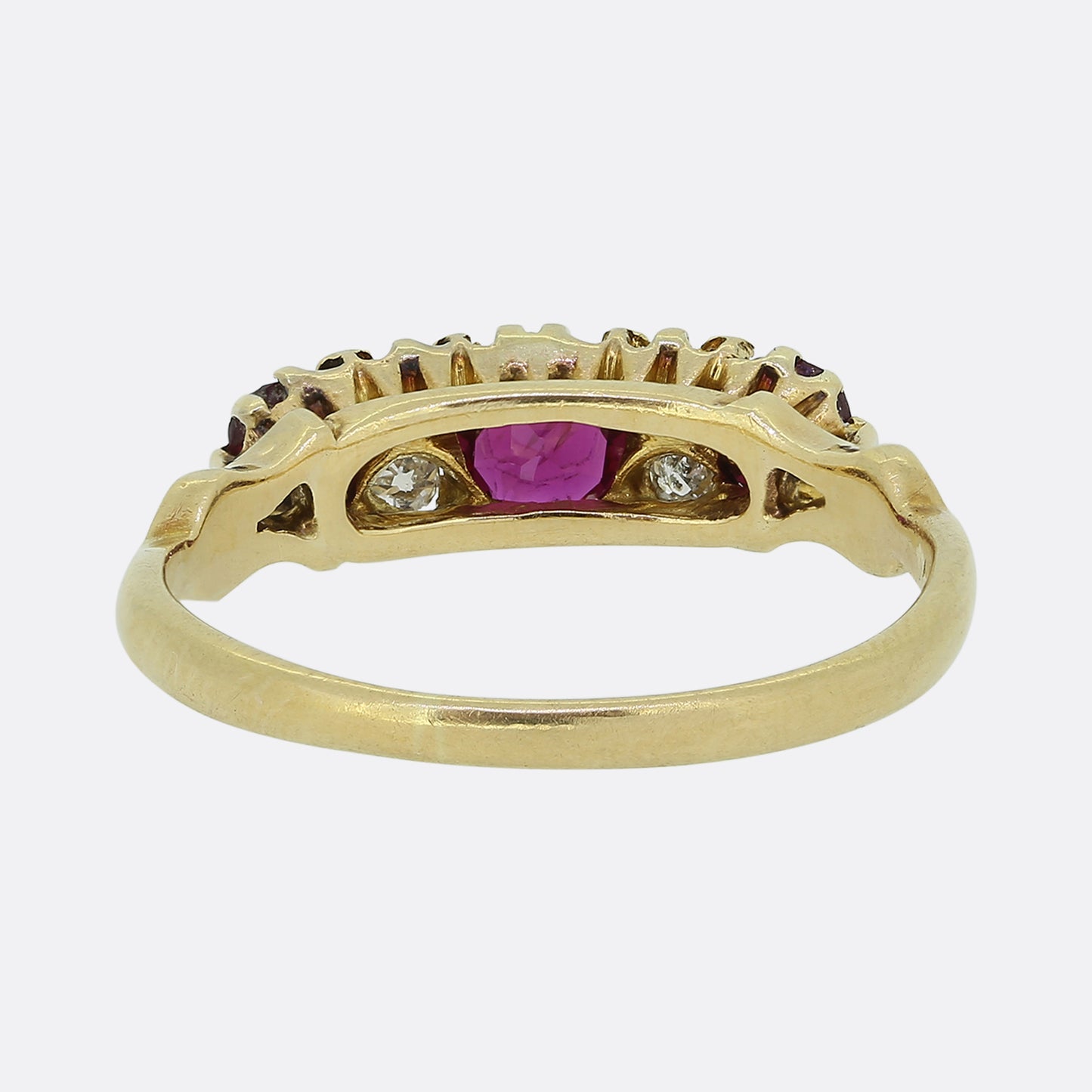 Antique Ruby and Diamond Ring