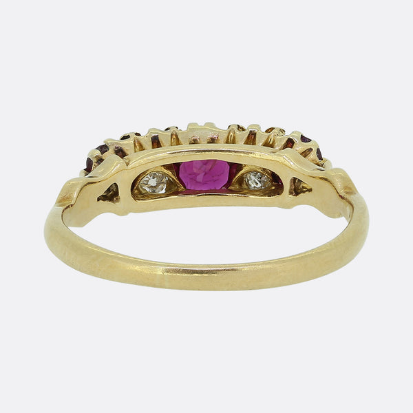 Antique Ruby and Diamond Ring