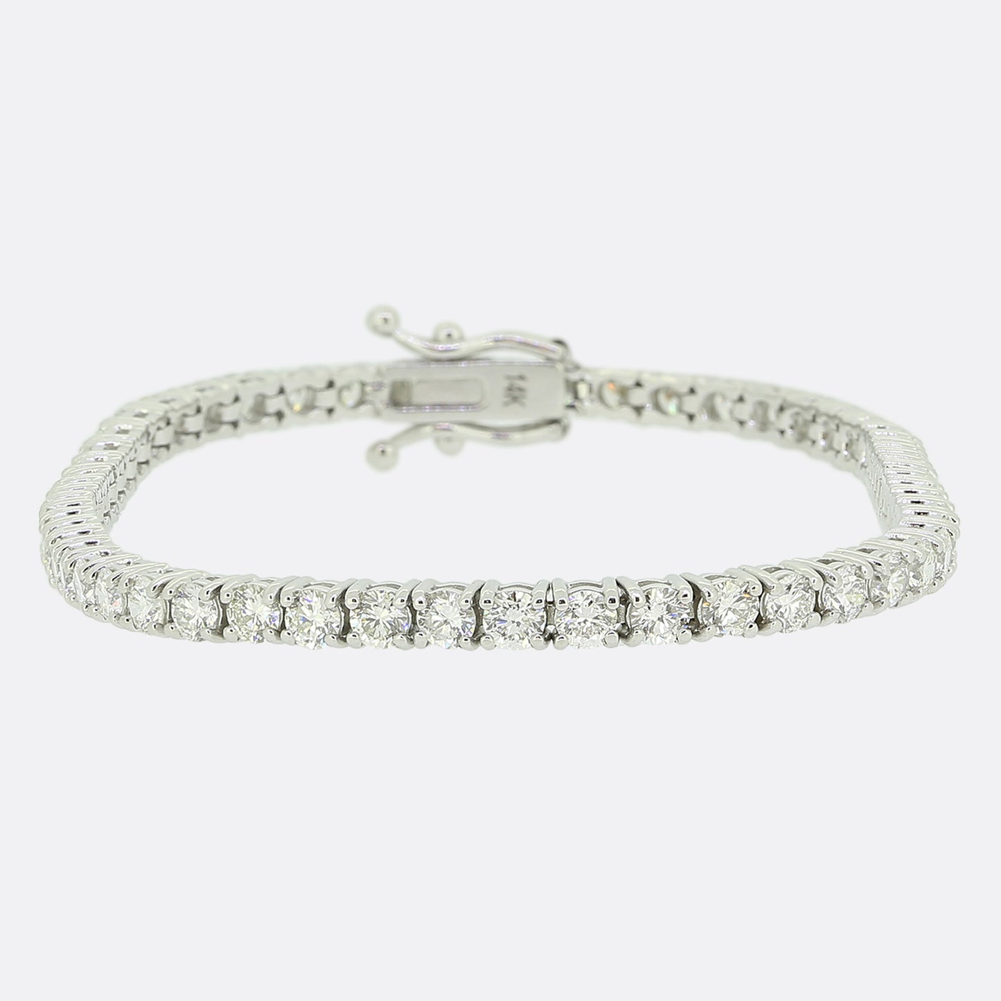 4.84 Carat Diamond Line Bracelet