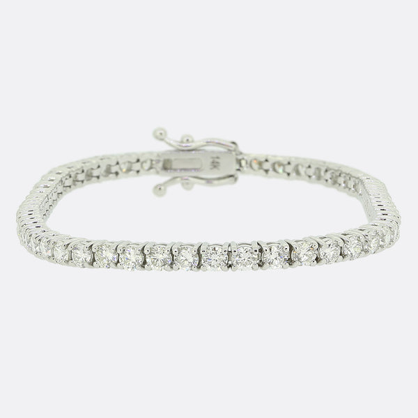 4.84 Carat Diamond Line Bracelet