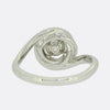 Cartier Trinity Ruban Diamond Solitaire Ring