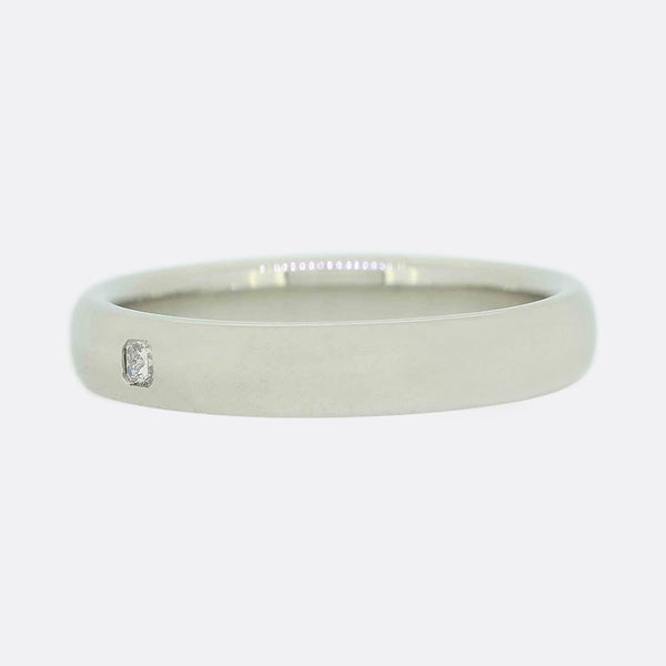 Tiffany & Co. Lucida Diamond 3mm Band Ring