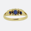 Victorian Sapphire and Diamond Ring