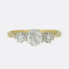 0.65 Carat Diamond Three Stone Ring
