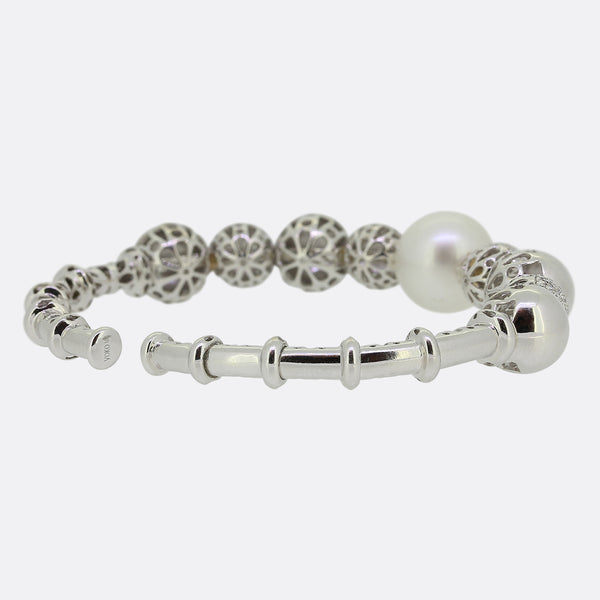 Yoko South Sea Pearl and Diamond Bracelet