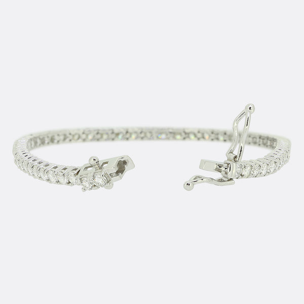 4.84 Carat Diamond Line Bracelet