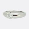Cartier 0.30 Carat Diamond Solitaire Ring