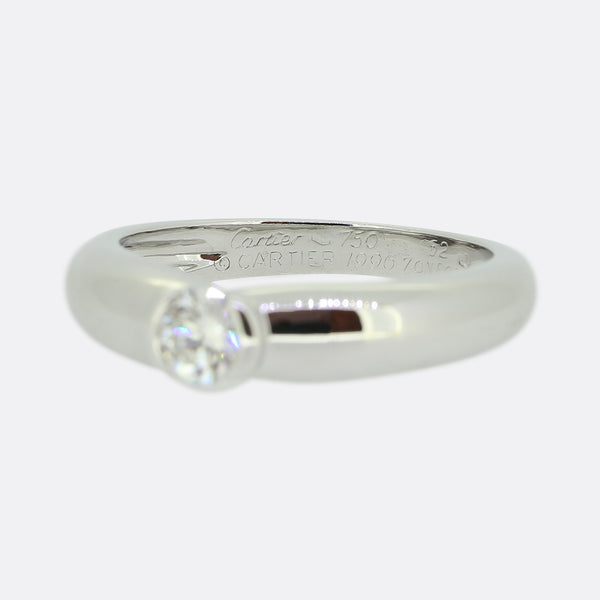 Cartier 0.30 Carat Diamond Solitaire Ring