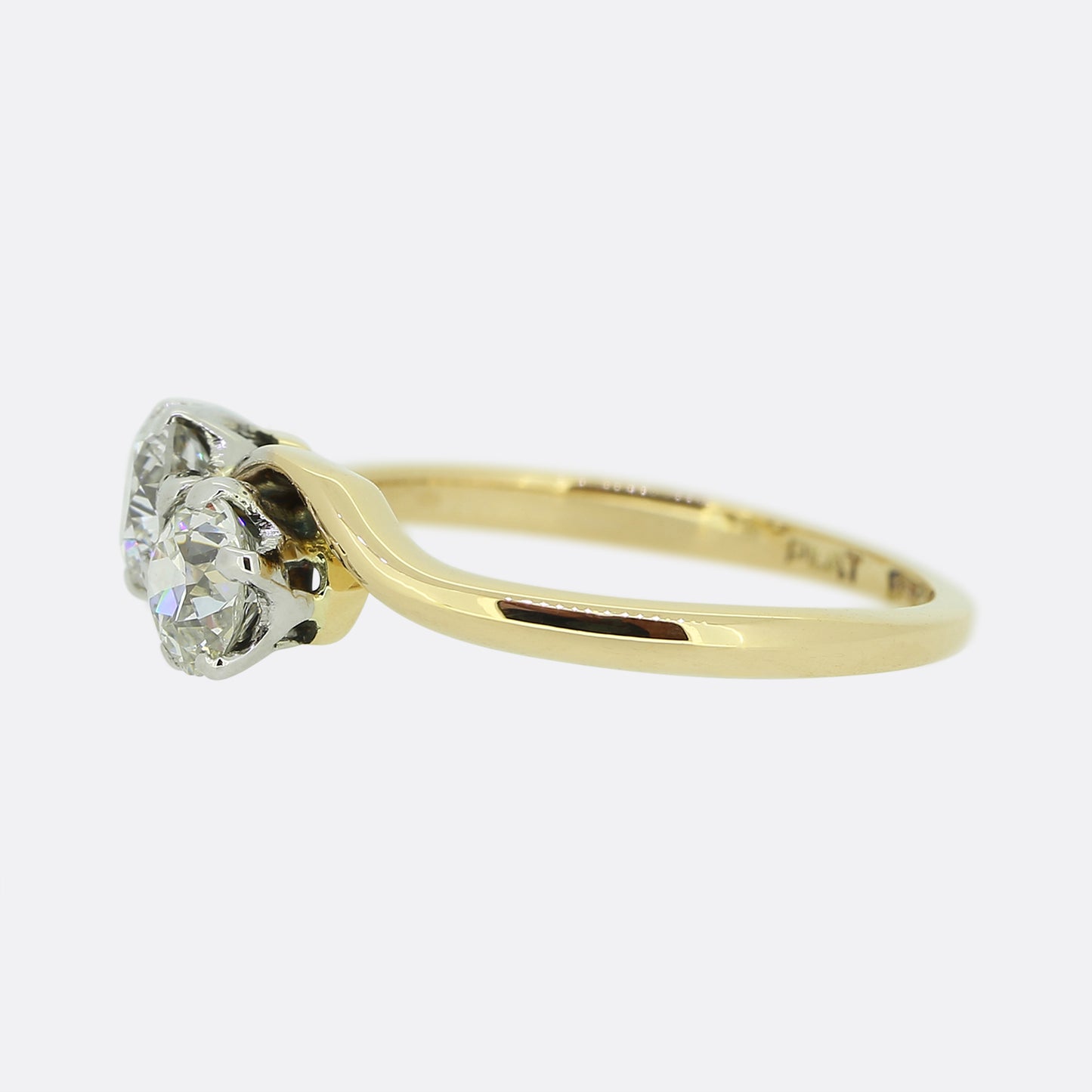 Vintage Two-Stone Diamond Ring