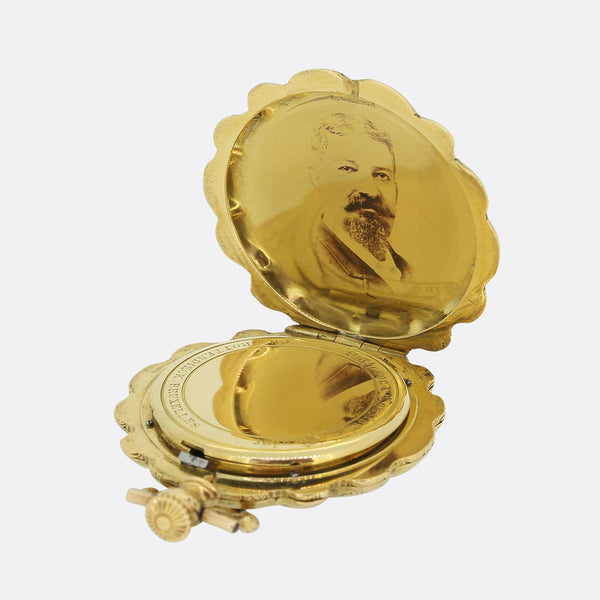 Vacheron & Constantin Enamel and Diamond Pocket Watch