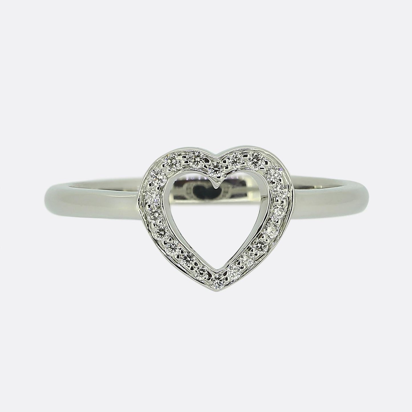 Tiffany & Co. Diamond Heart Ring