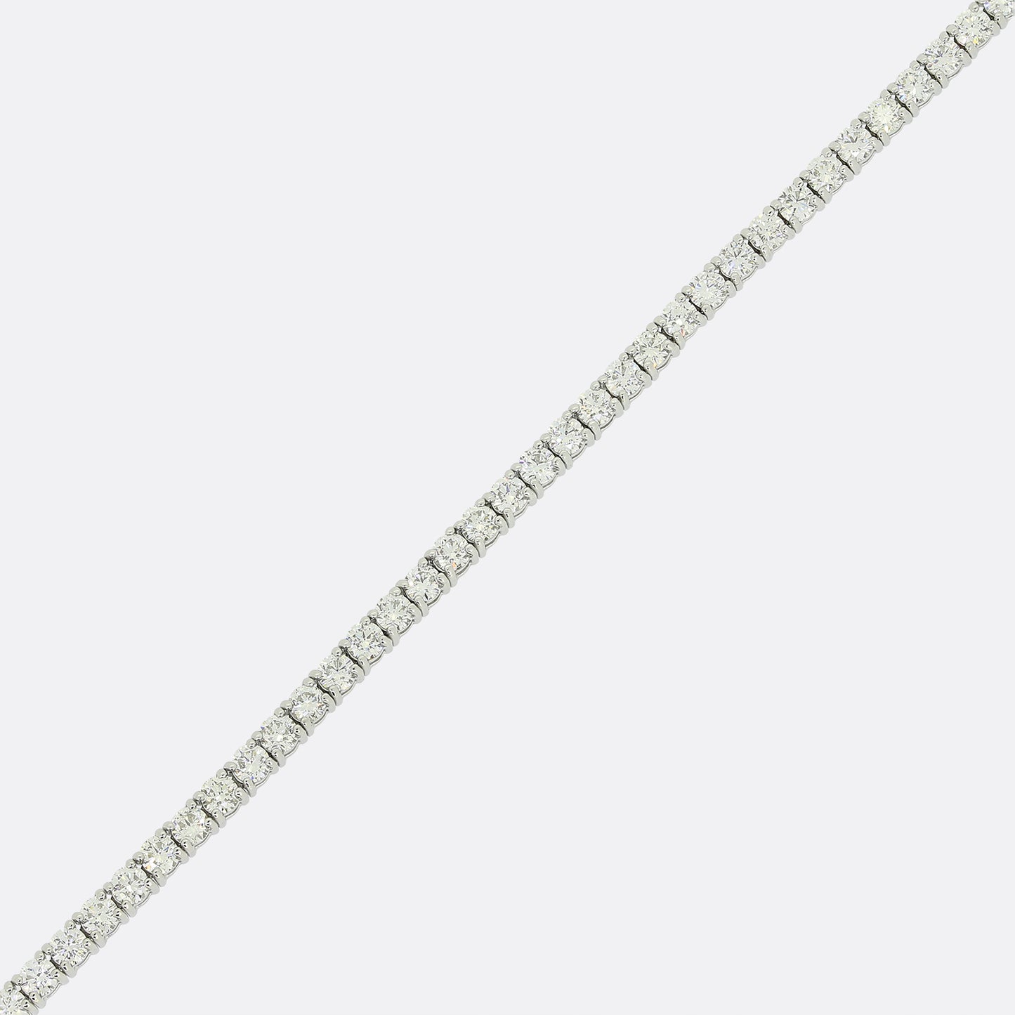 4.84 Carat Diamond Line Bracelet