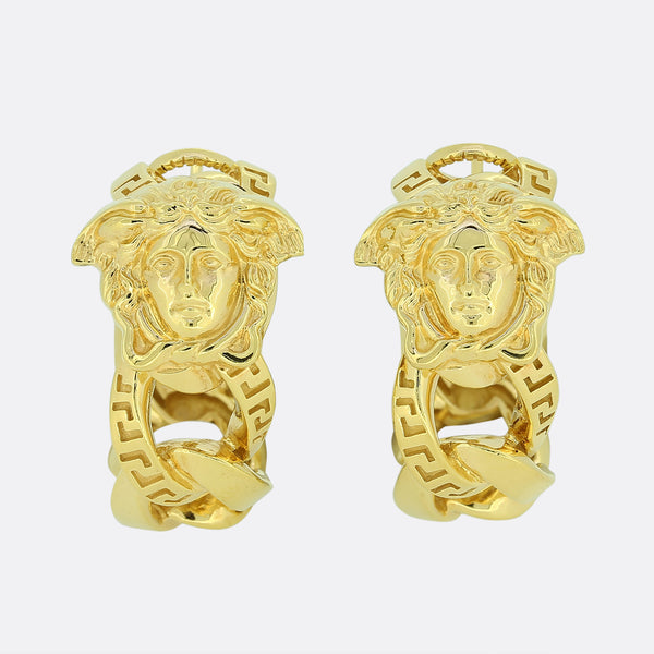 Versace La Medusa Hoop Earrings