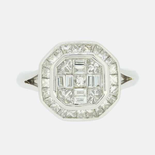 Diamond Multi Cut Ring