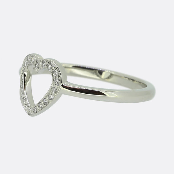 Tiffany & Co. Diamond Heart Ring