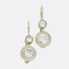 Vintage Diamond Drop Earrings