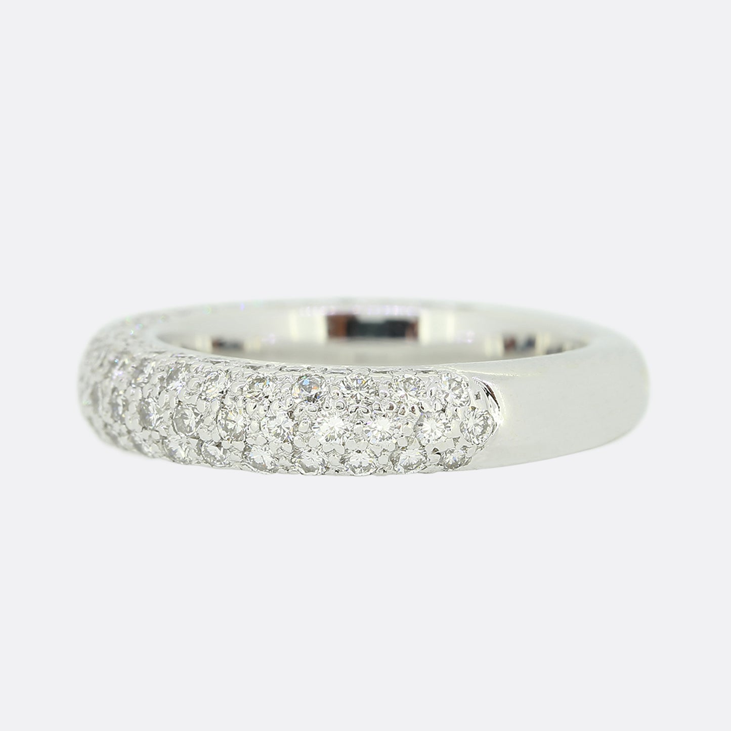 1.75 Carat Pave Diamond Band Ring