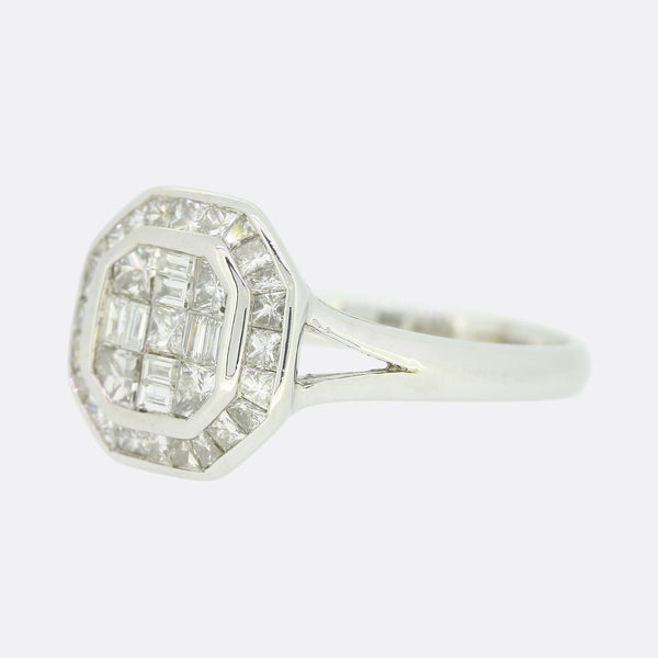 Diamond Multi Cut Ring