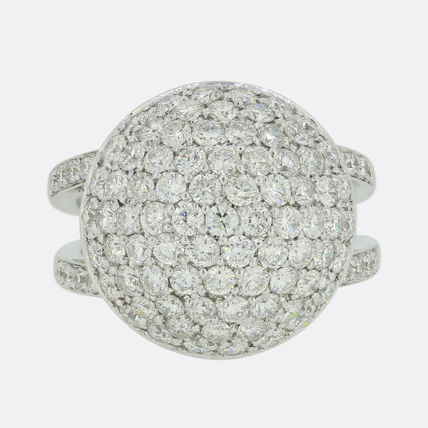 2.54 Carat Diamond Bombe Ring
