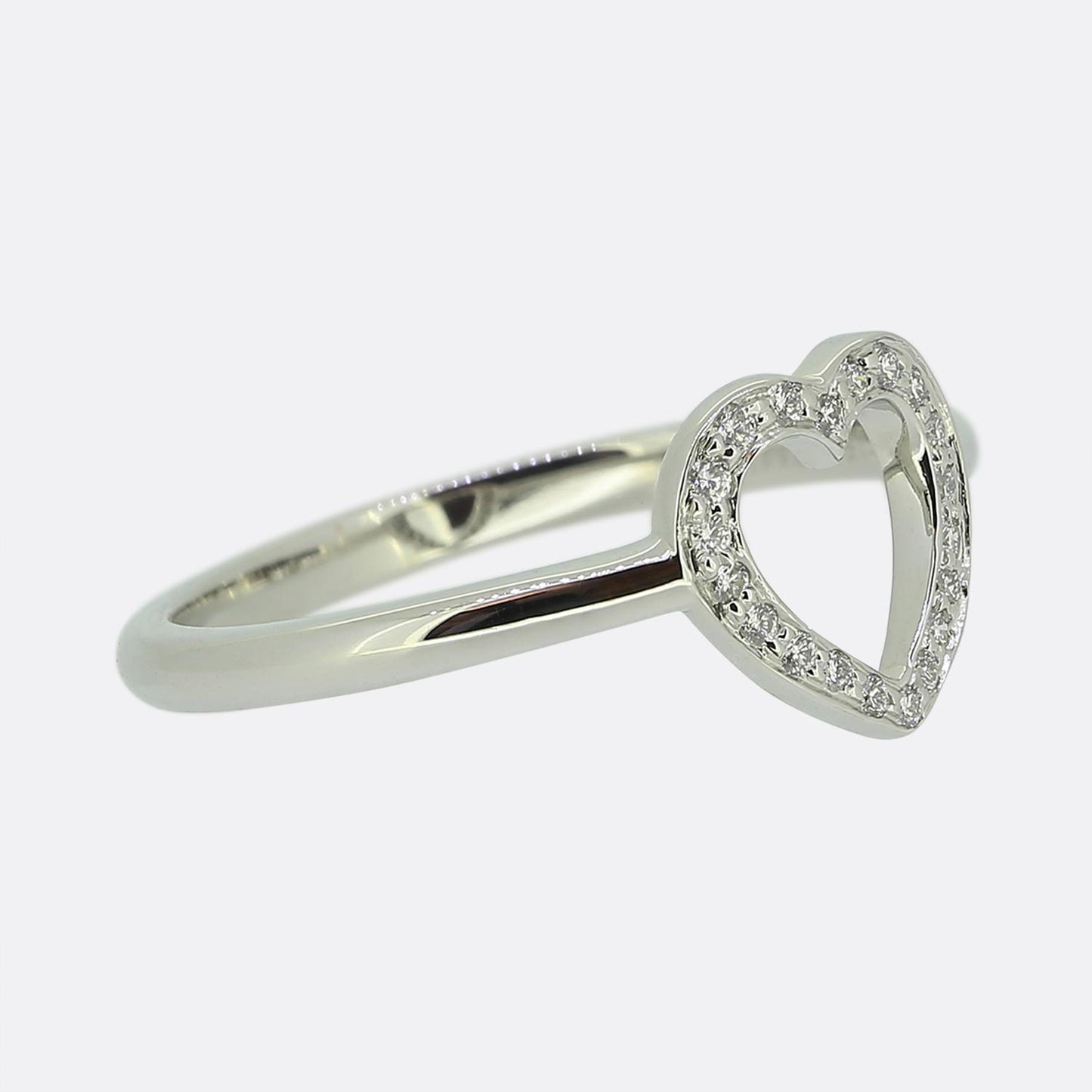 Tiffany & Co. Diamond Heart Ring