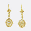 Vintage Diamond Drop Earrings