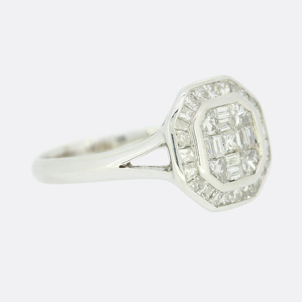 Diamond Multi Cut Ring