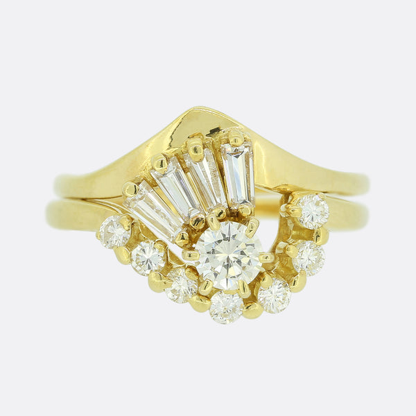0.60 Carat Interlcoking Diamond Rings