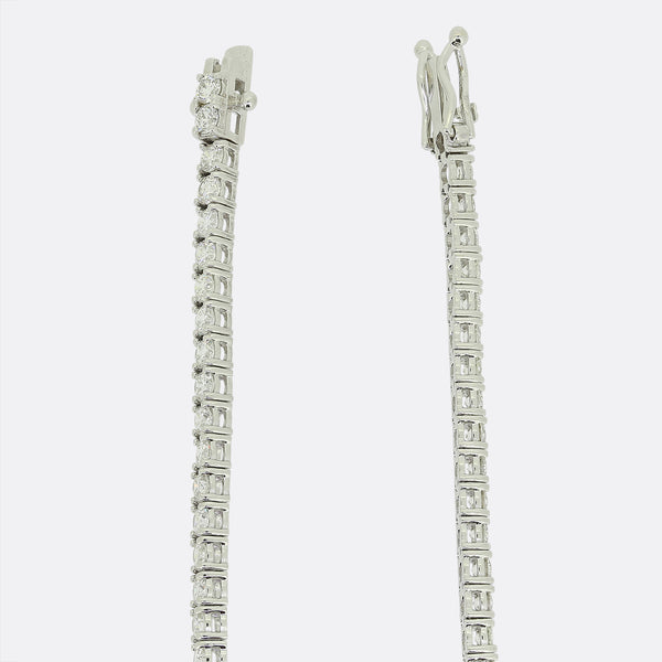 4.84 Carat Diamond Line Bracelet