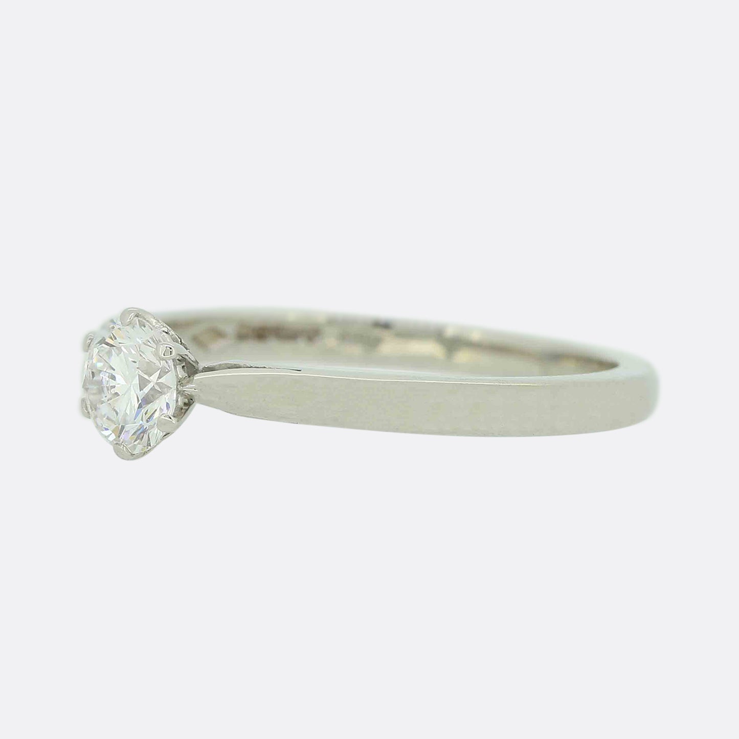 Asprey 0.40 Carat Diamond Solitaire Ring