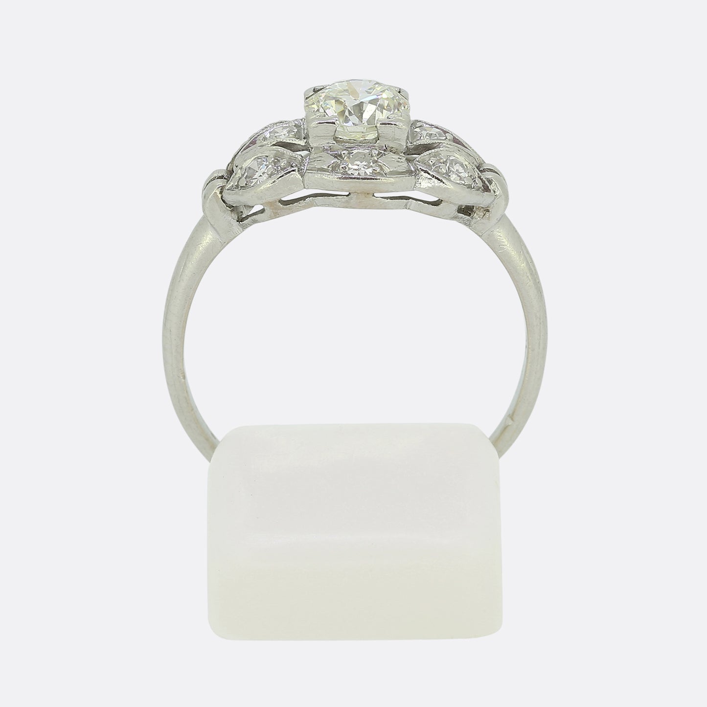 Vintage 0.55 Carat Diamond Cluster Ring